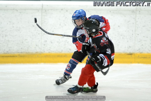 2014-10-11 Aosta-Hockey Milano Rossoblu U14 0234 Gioele Finessi